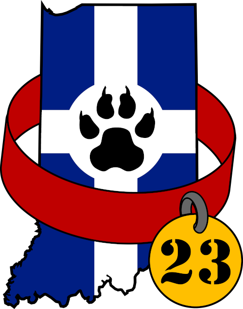 Indiana Pet, Pup and Trainer Logo