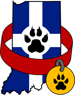 Indiana Pet, Pup and Trainer Logo